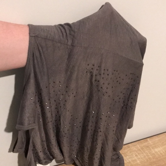 Banana Republic studded gray tank. NWT - womens size L. - Picture 12 of 13